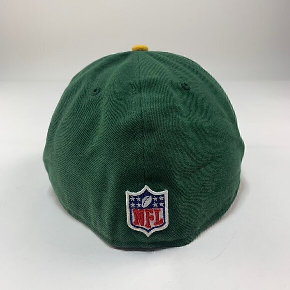 Green Bay Packers NFL Green New Era Fitted Hat Mens 7 3/4 - Picture 3 of 5